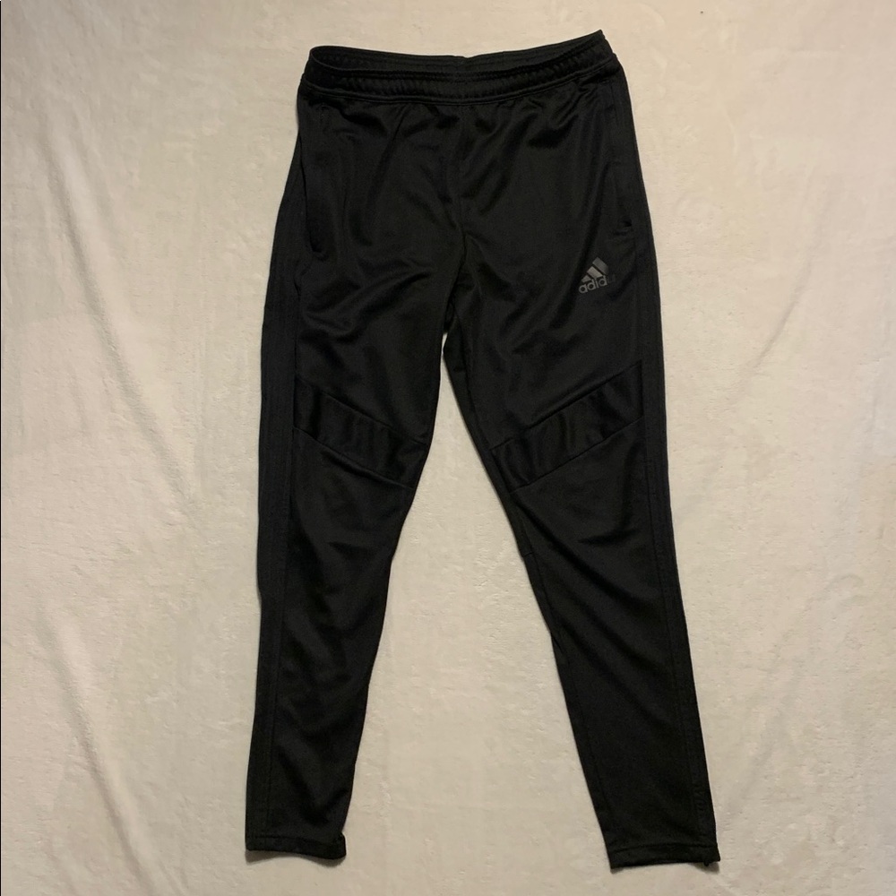 Adidas mens Black Joggers Climacool zip ankles medium